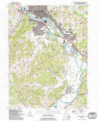 New Philadephia Ohio Historical topographic map, 1:24000 scale, 7.5 X 7.5 Minute, Year 1993