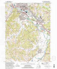 New Philadephia Ohio Historical topographic map, 1:24000 scale, 7.5 X 7.5 Minute, Year 1994