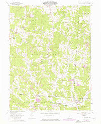 New Plymouth Ohio Historical topographic map, 1:24000 scale, 7.5 X 7.5 Minute, Year 1961