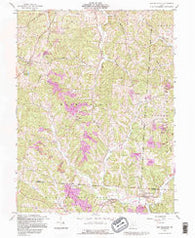 New Plymouth Ohio Historical topographic map, 1:24000 scale, 7.5 X 7.5 Minute, Year 1992