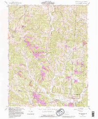 New Plymouth Ohio Historical topographic map, 1:24000 scale, 7.5 X 7.5 Minute, Year 1992