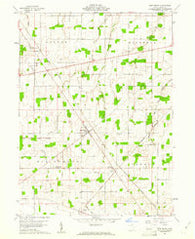 New Riegel Ohio Historical topographic map, 1:24000 scale, 7.5 X 7.5 Minute, Year 1960