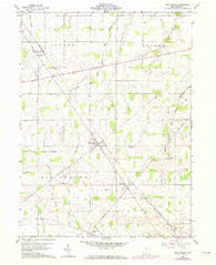 New Riegel Ohio Historical topographic map, 1:24000 scale, 7.5 X 7.5 Minute, Year 1960