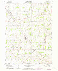 New Riegel Ohio Historical topographic map, 1:24000 scale, 7.5 X 7.5 Minute, Year 1960