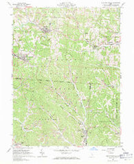 New Straitsville Ohio Historical topographic map, 1:24000 scale, 7.5 X 7.5 Minute, Year 1961