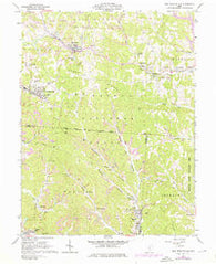 New Straitsville Ohio Historical topographic map, 1:24000 scale, 7.5 X 7.5 Minute, Year 1961