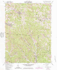 New Straitsville Ohio Historical topographic map, 1:24000 scale, 7.5 X 7.5 Minute, Year 1961