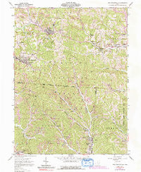 New Straitsville Ohio Historical topographic map, 1:24000 scale, 7.5 X 7.5 Minute, Year 1961