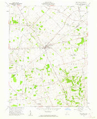 New Vienna Ohio Historical topographic map, 1:24000 scale, 7.5 X 7.5 Minute, Year 1960