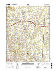 New Albany Ohio Current topographic map, 1:24000 scale, 7.5 X 7.5 Minute, Year 2016