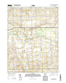 New Bloomington Ohio Historical topographic map, 1:24000 scale, 7.5 X 7.5 Minute, Year 2013