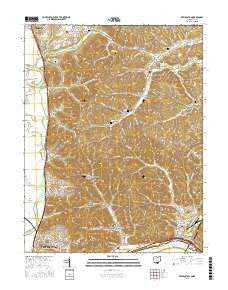 New Boston Ohio Current topographic map, 1:24000 scale, 7.5 X 7.5 Minute, Year 2016