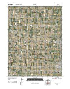 New Bremen Ohio Historical topographic map, 1:24000 scale, 7.5 X 7.5 Minute, Year 2010