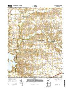 New Burlington Ohio Historical topographic map, 1:24000 scale, 7.5 X 7.5 Minute, Year 2013