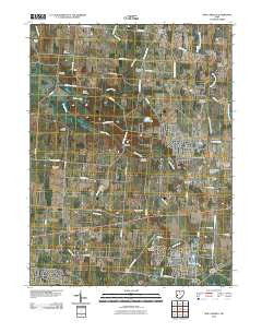 New Carlisle Ohio Historical topographic map, 1:24000 scale, 7.5 X 7.5 Minute, Year 2010