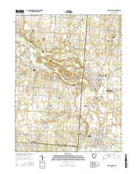 New Carlisle Ohio Current topographic map, 1:24000 scale, 7.5 X 7.5 Minute, Year 2016