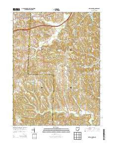 New Concord Ohio Historical topographic map, 1:24000 scale, 7.5 X 7.5 Minute, Year 2013
