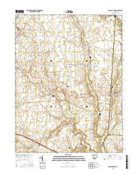 New Holland Ohio Current topographic map, 1:24000 scale, 7.5 X 7.5 Minute, Year 2016
