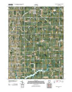 New Knoxville Ohio Historical topographic map, 1:24000 scale, 7.5 X 7.5 Minute, Year 2010