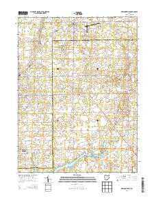 New Knoxville Ohio Historical topographic map, 1:24000 scale, 7.5 X 7.5 Minute, Year 2013
