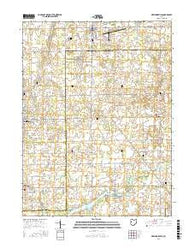 New Knoxville Ohio Current topographic map, 1:24000 scale, 7.5 X 7.5 Minute, Year 2016