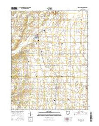 New Madison Ohio Current topographic map, 1:24000 scale, 7.5 X 7.5 Minute, Year 2016