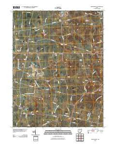 New Market Ohio Historical topographic map, 1:24000 scale, 7.5 X 7.5 Minute, Year 2010