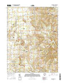 New Market Ohio Current topographic map, 1:24000 scale, 7.5 X 7.5 Minute, Year 2016