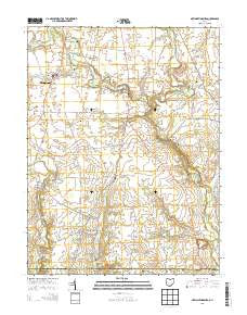 New Martinsburg Ohio Historical topographic map, 1:24000 scale, 7.5 X 7.5 Minute, Year 2013