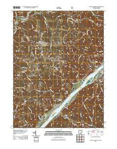 New Matamoras Ohio Historical topographic map, 1:24000 scale, 7.5 X 7.5 Minute, Year 2011