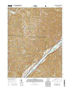 New Matamoras Ohio Historical topographic map, 1:24000 scale, 7.5 X 7.5 Minute, Year 2013