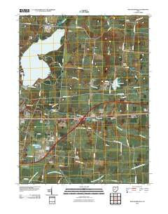 New Moorefield Ohio Historical topographic map, 1:24000 scale, 7.5 X 7.5 Minute, Year 2010
