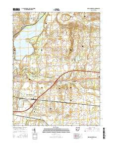 New Moorefield Ohio Current topographic map, 1:24000 scale, 7.5 X 7.5 Minute, Year 2016