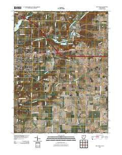 New Paris Ohio Historical topographic map, 1:24000 scale, 7.5 X 7.5 Minute, Year 2010