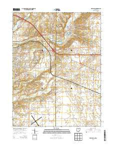 New Paris Ohio Historical topographic map, 1:24000 scale, 7.5 X 7.5 Minute, Year 2013