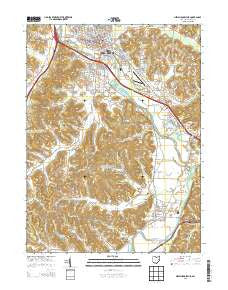 New Philadelphia Ohio Historical topographic map, 1:24000 scale, 7.5 X 7.5 Minute, Year 2013
