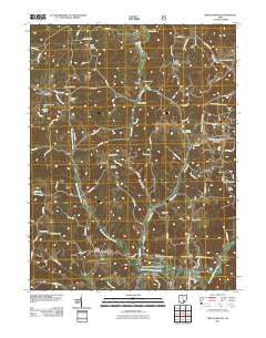 New Plymouth Ohio Historical topographic map, 1:24000 scale, 7.5 X 7.5 Minute, Year 2011