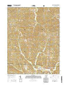 New Plymouth Ohio Historical topographic map, 1:24000 scale, 7.5 X 7.5 Minute, Year 2013