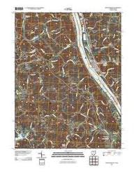 New Richmond Ohio Historical topographic map, 1:24000 scale, 7.5 X 7.5 Minute, Year 2010
