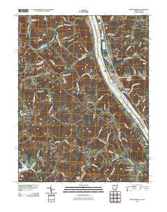New Richmond Ohio Historical topographic map, 1:24000 scale, 7.5 X 7.5 Minute, Year 2010