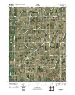 New Riegel Ohio Historical topographic map, 1:24000 scale, 7.5 X 7.5 Minute, Year 2010