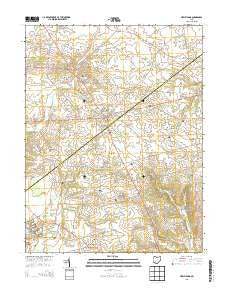 New Vienna Ohio Historical topographic map, 1:24000 scale, 7.5 X 7.5 Minute, Year 2013