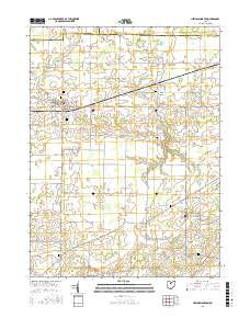 New Washington Ohio Current topographic map, 1:24000 scale, 7.5 X 7.5 Minute, Year 2016