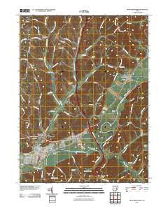 Newcomerstown Ohio Historical topographic map, 1:24000 scale, 7.5 X 7.5 Minute, Year 2010