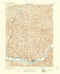 Newcomerstown Ohio Historical topographic map, 1:62500 scale, 15 X 15 Minute, Year 1911