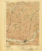 Newcomerstown Ohio Historical topographic map, 1:62500 scale, 15 X 15 Minute, Year 1943