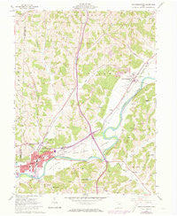 Newcomerstown Ohio Historical topographic map, 1:24000 scale, 7.5 X 7.5 Minute, Year 1961