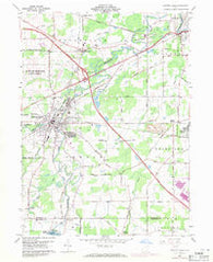 Newton Falls Ohio Historical topographic map, 1:24000 scale, 7.5 X 7.5 Minute, Year 1959