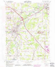 Newton Falls Ohio Historical topographic map, 1:24000 scale, 7.5 X 7.5 Minute, Year 1959