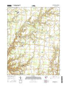 Newtonsville Ohio Current topographic map, 1:24000 scale, 7.5 X 7.5 Minute, Year 2016